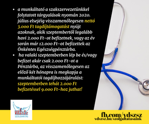 Szeptemberben 2.000 Ft egészségpénztári befizetéssel 9.000 Ft-ot kaphatsz a munkáltatótól!