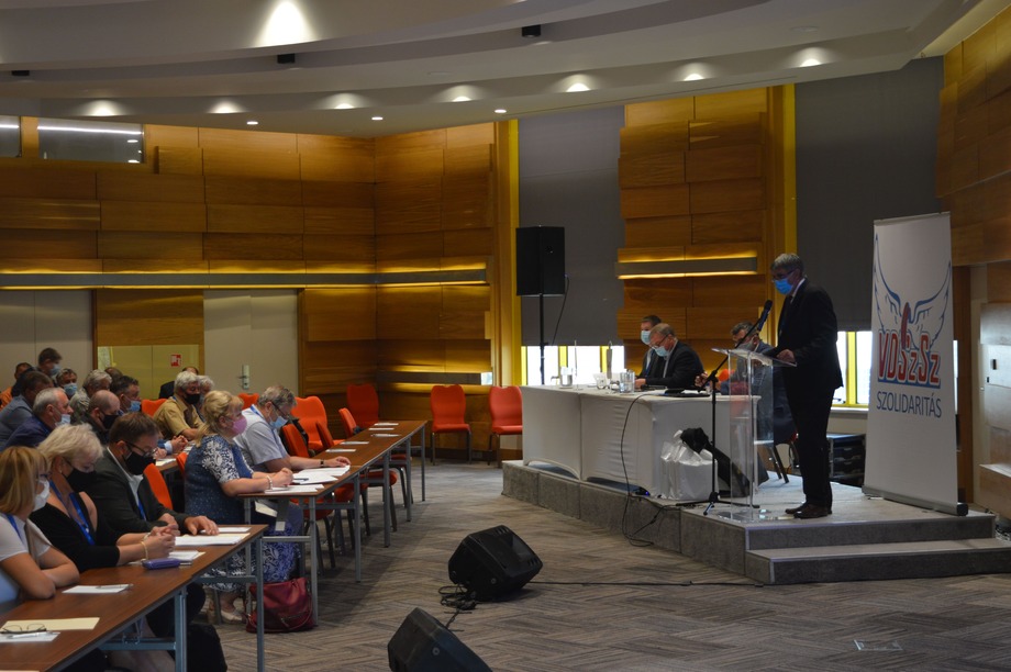 Eredményes volt a VDSzSz Szolidaritás XXI. Küldöttgyűlése 