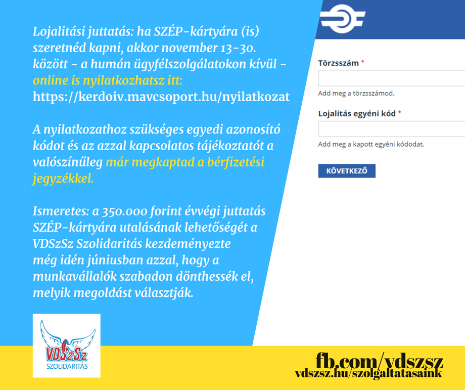 Lojalitási juttatás: kezdődik a nyilatkoztatás!