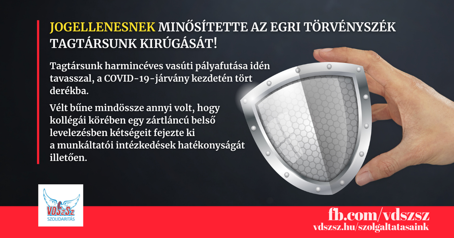 Jogellenesen rúgta ki tagtársunkat a munkáltató!
