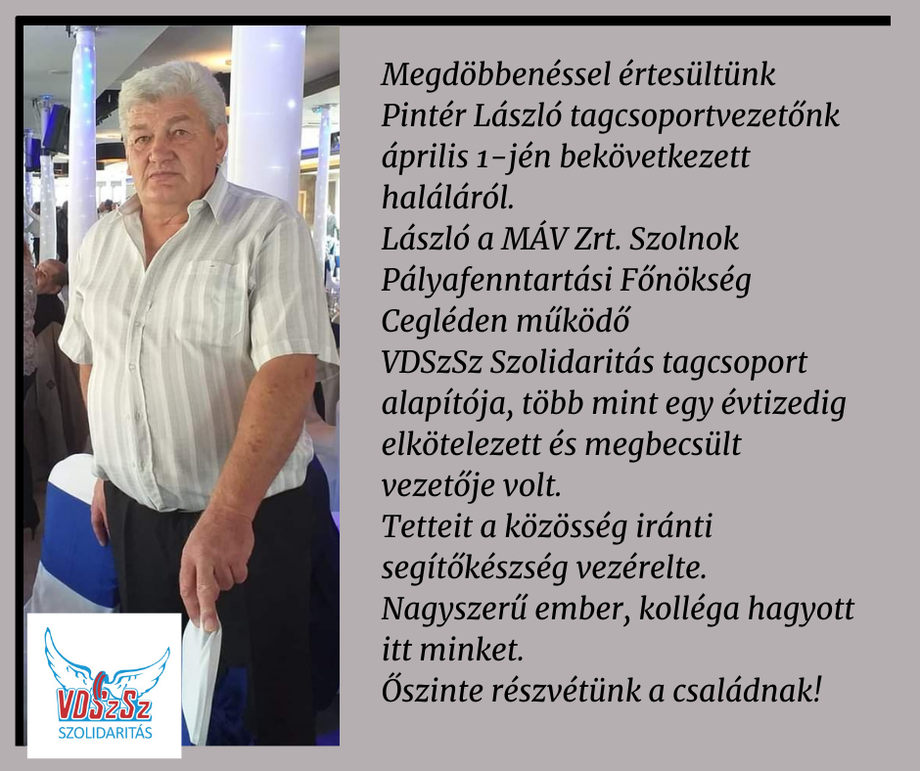 Elhunyt Pintér László