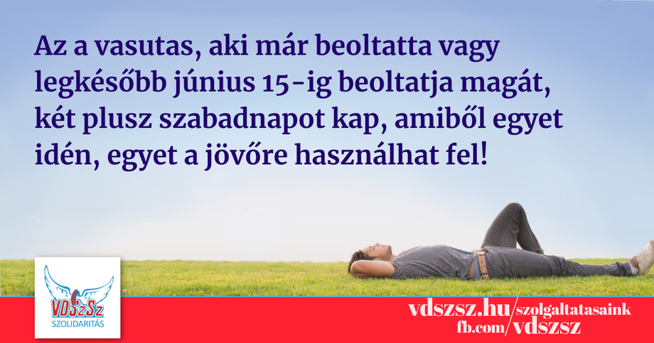 Pótszabadságok: az oltás ideje rovatban legkésőbbi dátumként 2021. június 15-nek kell szerepelni!