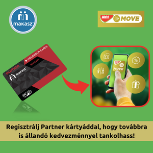 MAKASZ_MOL Partnerkártyád van? Regisztráció után megkapod a MOL MOVE program Silver-szintjét!