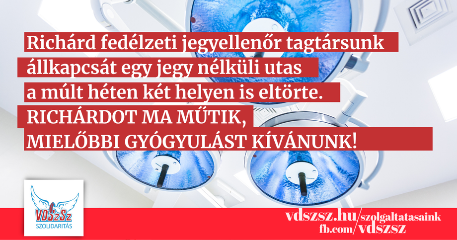 Mielőbbi gyógyulást kívánunk!