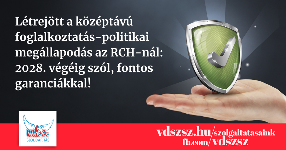 RCH: létrejött a középtávú foglalkoztatás-politikai megállapodás