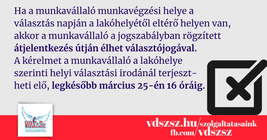 Tudnivalók az Országgyűlési képviselő-választással kapcsolatban