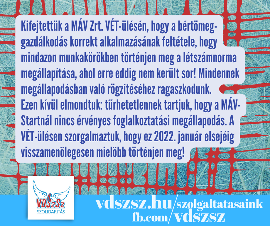 Április 28-án ismét ülésezett a Vasúti Érdekegyeztető Tanács