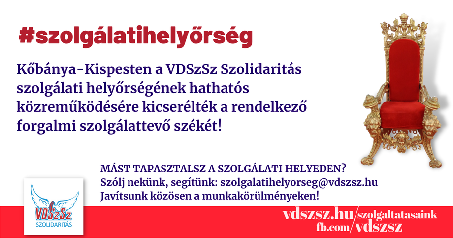 Szolgálati helyőrség: közreműködésünkre lecserélték a rendelkező székét!