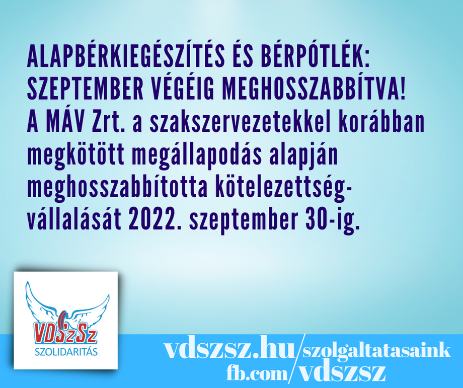 Alapbérkiegészítés és bérpótlék: szeptember végéig meghosszabbítva!