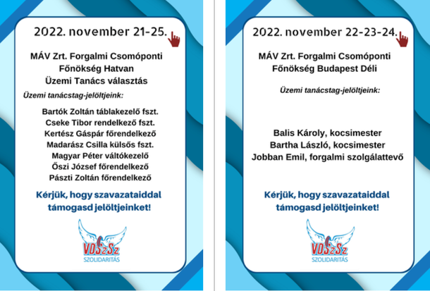 Két forgalmi csomóponton is ÜT-választás lesz novemberben Budapest területen! 