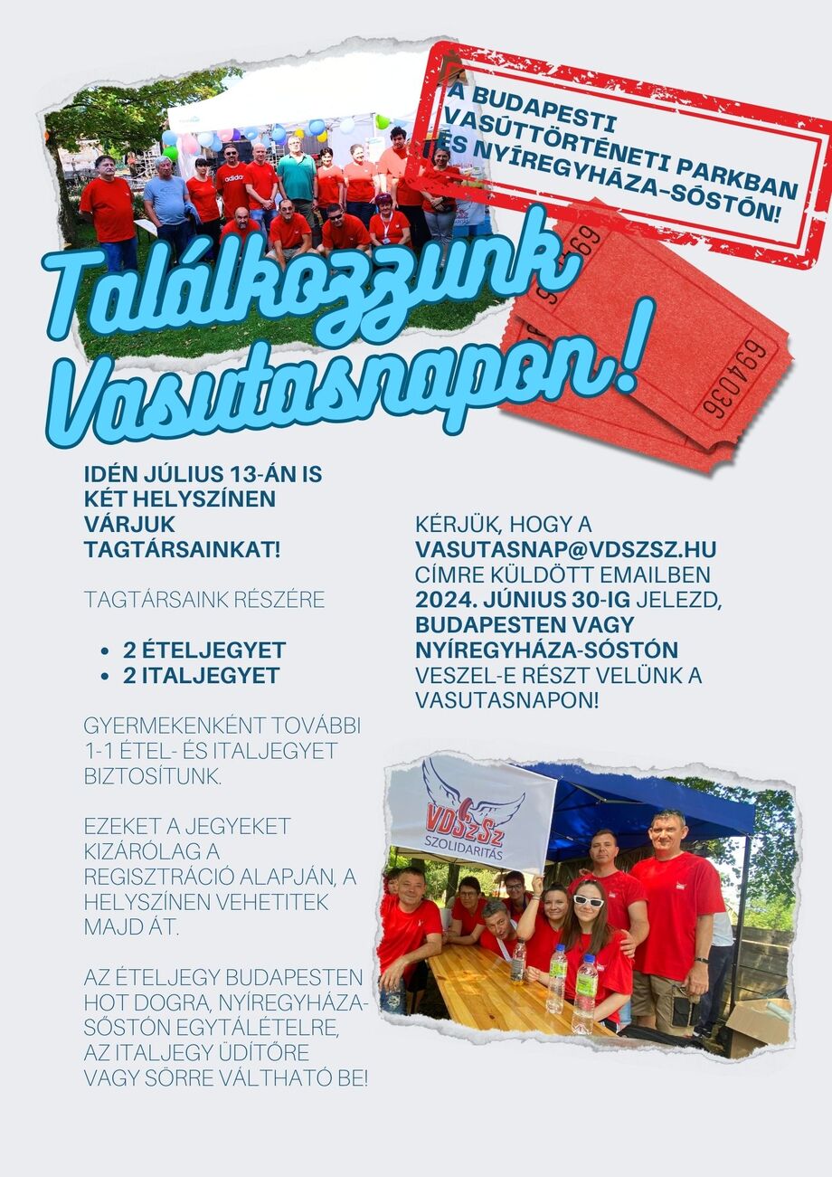 Találkozzunk Vasutasnapon!
