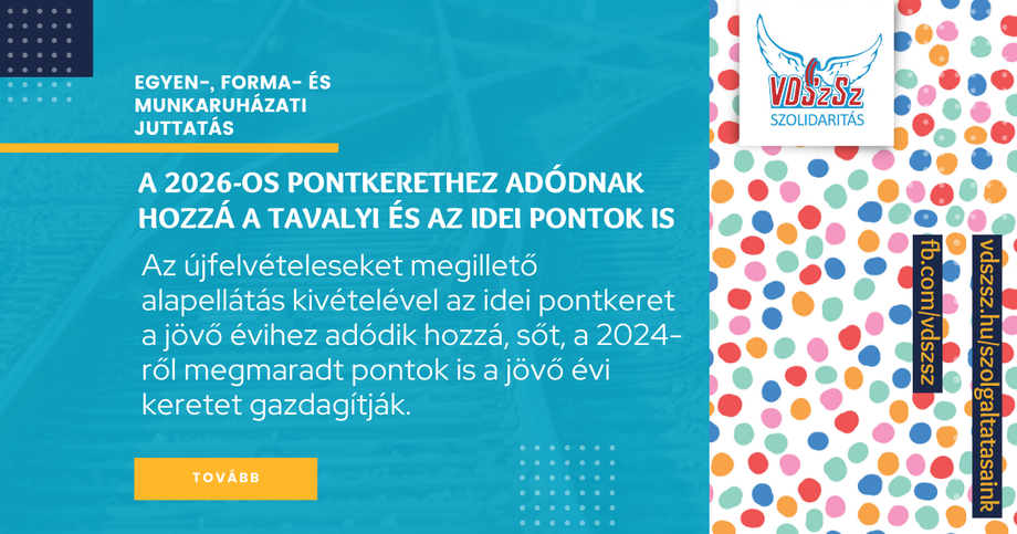 Egyen-, forma- és munkaruházati juttatás: 2026-os pontkerethez adódnak hozzá a tavalyi és az idei pontok is