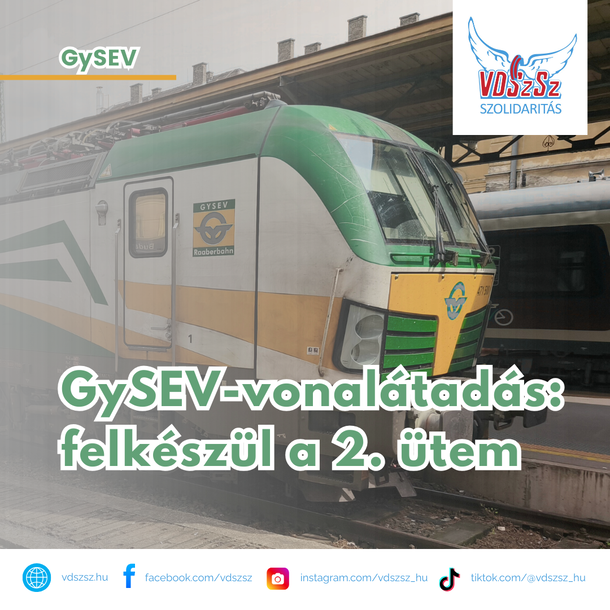 GySEV-vonalátadás: felkészül a 2. ütem